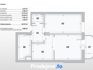 Prodej bytu 2+kk, Řícmanice, Komenského, 55 m2