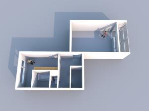 Pronájem bytu 1+1, Chomutov, Písečná, 42 m2