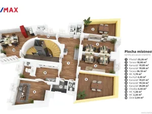 Pronájem kanceláře, Praha - Staré Město, Staroměstské náměstí, 195 m2