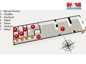 Pronájem obchodního prostoru, Chotěboř, V Drážkách, 80 m2