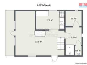 Prodej chaty, Krásný Les - Damice, 68 m2