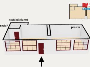 Prodej obchodního prostoru, Častolovice, Komenského, 154 m2