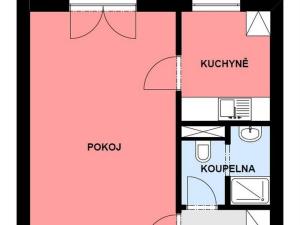 Pronájem bytu 1+1, Brno - Lesná, Halasovo náměstí, 33 m2
