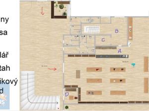 Prodej komerční nemovitosti, Žatec, Husova, 2862 m2