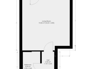 Pronájem bytu 1+kk, Praha - Dolní Měcholupy, Honzíkova, 28 m2