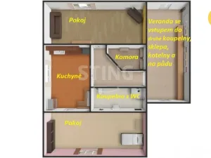 Prodej rodinného domu, Horní Smrčné, 80 m2