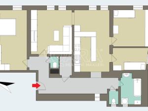 Prodej bytu 4+1, Plzeň, Křížkova, 100 m2