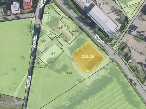 Pronájem pozemku, Větrušice, Řežská, 1008 m2