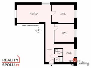 Prodej bytu 3+1, Kamenná, 69 m2