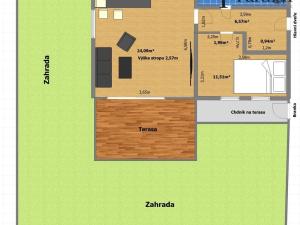 Prodej bytu 2+kk, Ostrava, Pampelišková, 55 m2