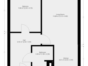 Pronájem bytu 2+kk, Praha - Prosek, Zárybská, 40 m2