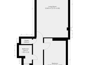 Pronájem bytu 2+kk, Praha - Krč, Za Zelenou liškou, 50 m2