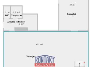 Pronájem kanceláře, České Budějovice, Fráni Šrámka, 96 m2