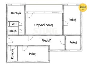 Prodej bytu 4+1, Ostrava, Jana Maluchy, 75 m2