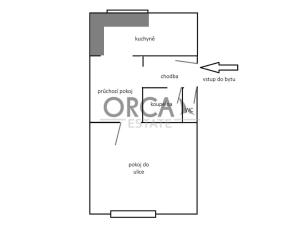 Pronájem bytu 2+kk, Hodonín, Bartošova, 54 m2