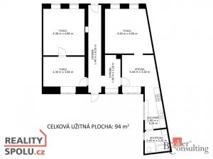 Pronájem rodinného domu, Třebíč - Stařečka, Na Potoce, 94 m2