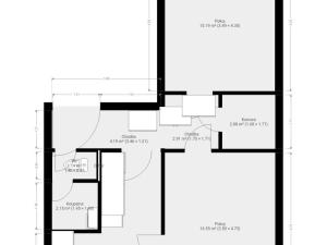 Pronájem bytu 2+1, Brno, Chodská, 56 m2