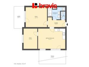 Prodej bytu 3+kk, Holubice, 81 m2