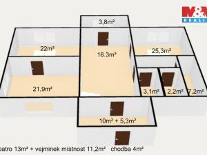 Prodej rodinného domu, Jetřichov, 140 m2