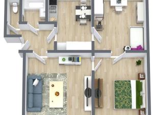 Pronájem bytu 3+1, Žatec, Klášterní, 73 m2