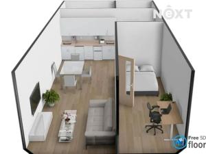 Pronájem bytu 2+kk, Radnice, náměstí Kašpara Šternberka, 57 m2
