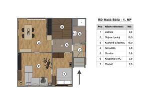 Prodej rodinného domu, Bakov nad Jizerou - Malá Bělá, 100 m2