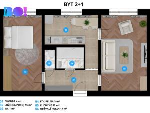 Prodej bytu 2+1, Havířov, Lašská, 52 m2