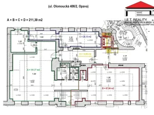Pronájem obchodního prostoru, Opava, Olomoucká, 68 m2