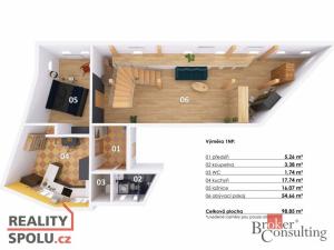 Prodej bytu 4+1, Jablonec nad Nisou, Podhorská, 156 m2