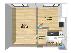 Prodej bytu 1+1, Plzeň - Bolevec, Žlutická, 39 m2