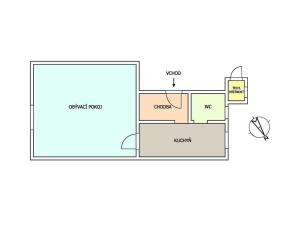 Prodej bytu 1+1, Kocbeře - Nové Kocbeře, 35 m2