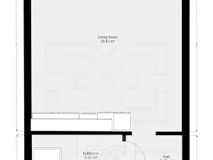 Pronájem bytu 1+kk, Praha - Smíchov, Toyen, 39 m2