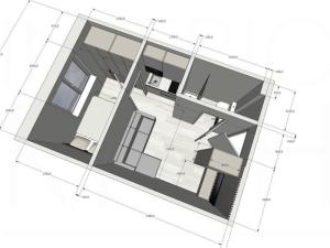 Pronájem bytu 2+kk, Praha - Žižkov, Na Jarově, 19 m2