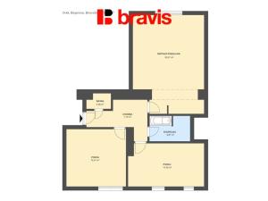 Prodej bytu 3+kk, Brno - Veveří, Bayerova, 76 m2