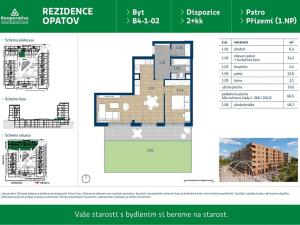 Pronájem bytu 2+kk, Praha - Chodov, Líbalova, 60 m2