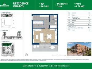 Pronájem bytu 1+kk, Praha - Chodov, Líbalova, 41 m2