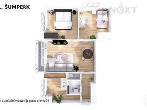 Prodej bytu 3+1, Šumperk, Reissova, 60 m2