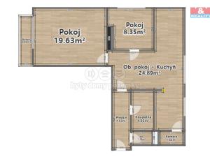 Prodej bytu 3+1, Dlouhá Ves, 74 m2