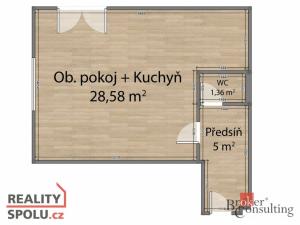 Prodej bytu 3+kk, Bašť, Bořanovická, 71 m2