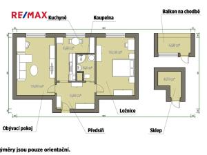 Prodej bytu 2+1, Kaznějov, Slepá, 58 m2