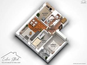 Prodej bytu 3+kk, Praha - Újezd nad Lesy, Malešovská, 59 m2