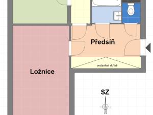 Pronájem bytu 2+1, Praha - Záběhlice, Na Chodovci, 55 m2