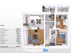 Prodej rodinného domu, Dobšice, Brněnská, 98 m2