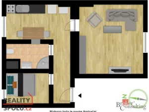 Prodej bytu 2+1, Ostrava, 28. října, 42 m2