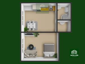 Pronájem bytu 2+kk, Stod, Plzeňská, 35 m2