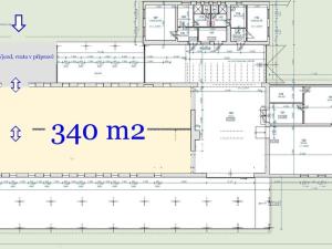 Pronájem skladu, Třebotov, Pod Vsí, 340 m2