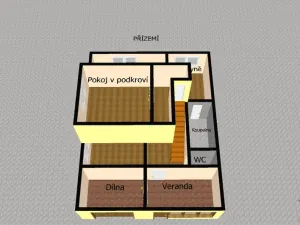 Prodej rodinného domu, Přerov - Přerov VIII-Henčlov, Výmyslov, 64 m2