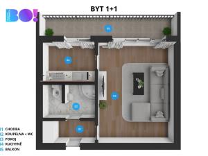 Prodej bytu 1+1, Karviná, Žižkova, 30 m2