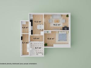 Prodej rodinného domu, Brniště - Luhov, 80 m2