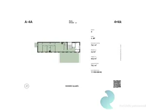 Prodej bytu 4+kk, České Budějovice - České Budějovice 5, 85 m2